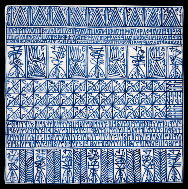 Rachid Koraïchi, 5. Les maîtres du temps, 2018