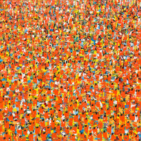 Ablade Glover, Red People I, 2019