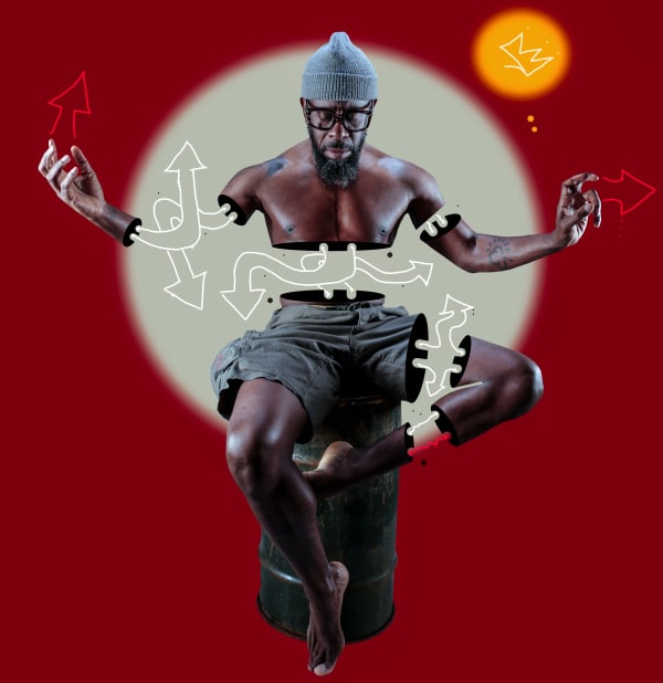 Benji Reid, The Spirit, 2021