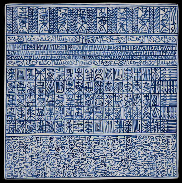 Rachid Koraïchi, 10. Les maîtres du temps, 2018