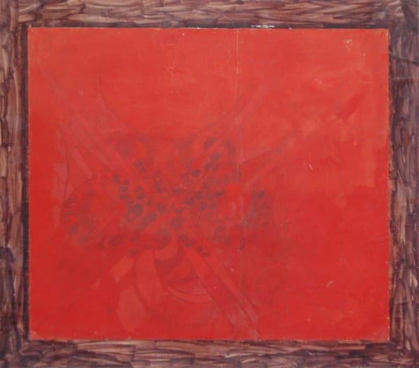 Gerald Wilde, Red Abstract (0-26), 1984