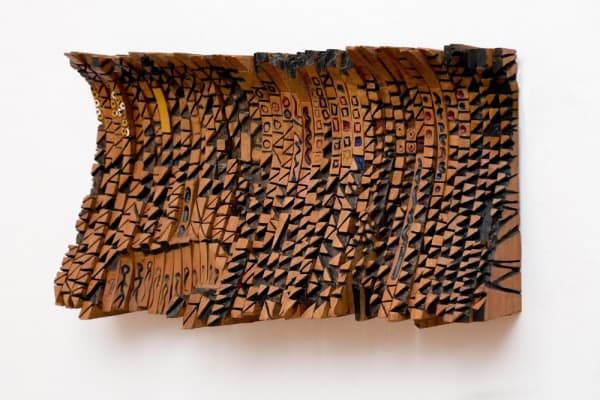 El Anatsui, Leopard's Paw Prints and Other Stories, 1991