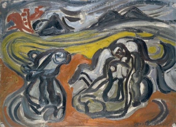 Gerald Wilde, Woman and Bird, 1949