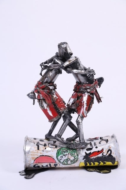 Sokari Douglas Camp, ‘Oil Shell BP’ Wrestling, 2018