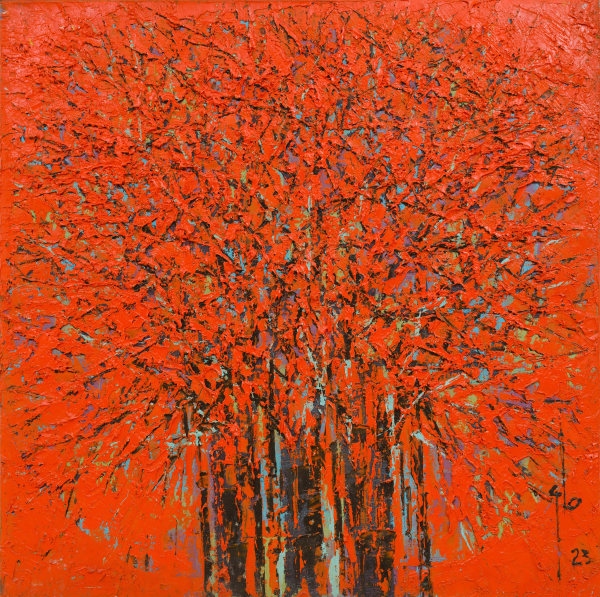 Ablade Glover, Red Forest, 2023