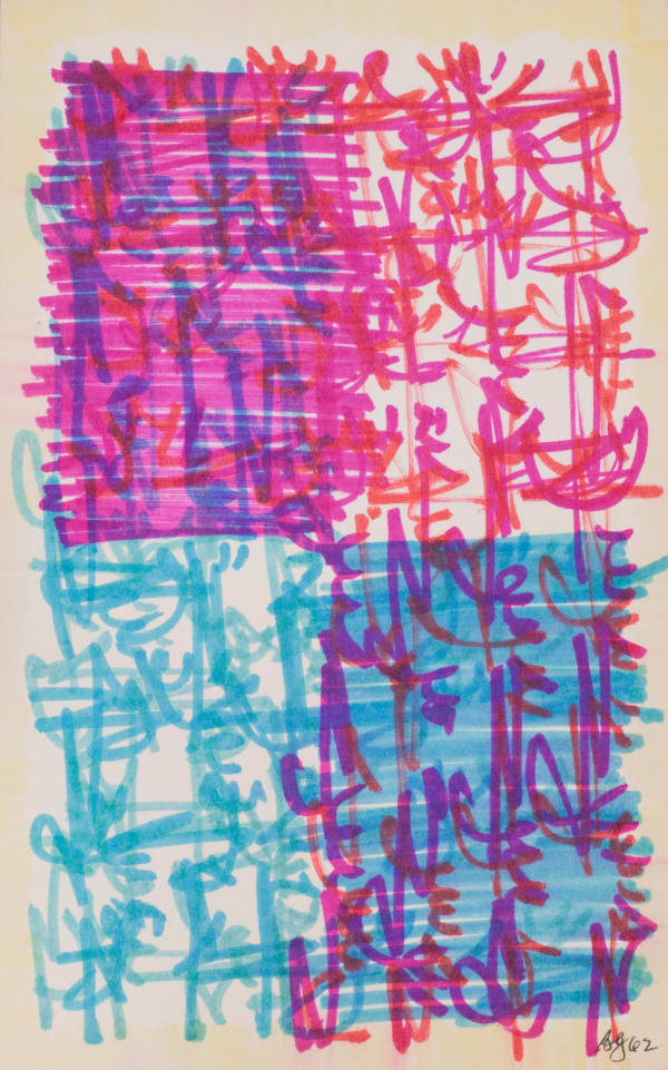 Brion Gysin, Through the Window of my Room in Peggy Guggenheim’s Palazzo Venier dei Leoni, 1962