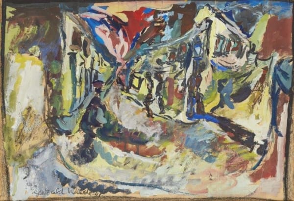 Gerald Wilde, Street scene, 1941