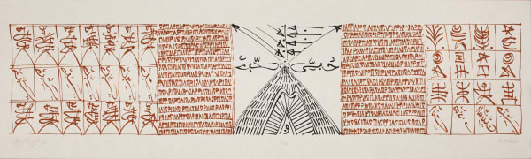 Rachid Koraïchi, The Angel with the Broken Feather, 2003