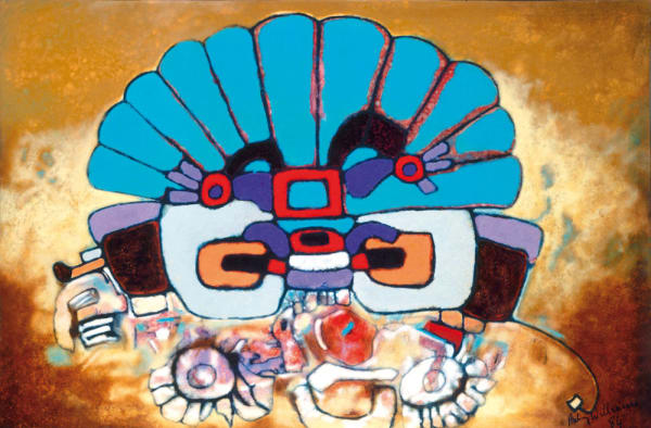 Aubrey Williams, Quetzalcoatl III (Olmec-Maya and Now), 1984