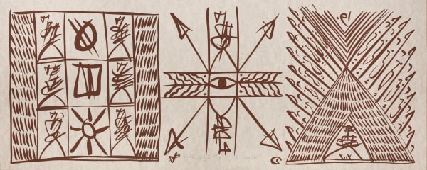 Rachid Koraïchi, The Angel with the Broken Feather, 2003