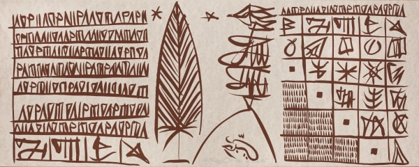 Rachid Koraïchi, The Angel with the Broken Feather, 2003