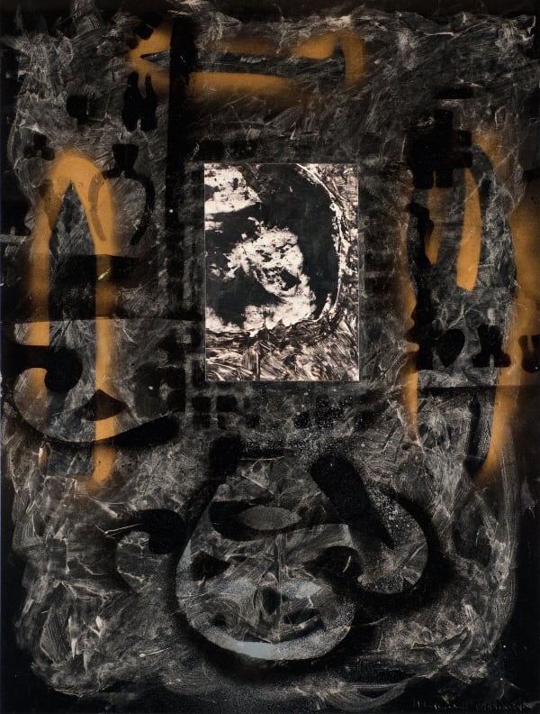 William S. Burroughs, The Ripper Strikes Again: Note Two Bobbies in Upper Left of Picture, c. 1990