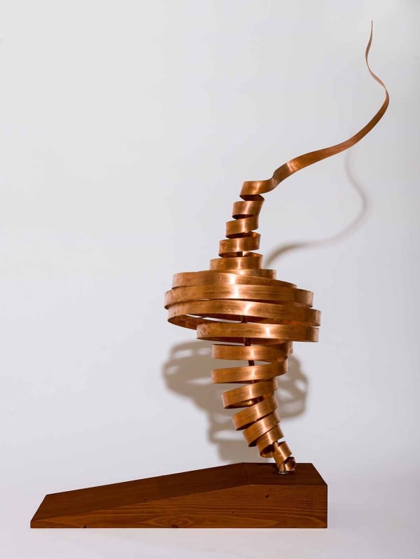 LR Vandy, Dynamo Woman, Large Copper Maquette No.1, 2021