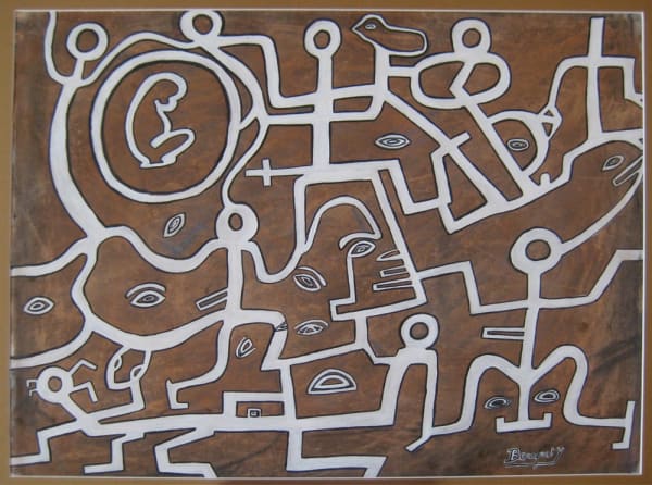 Yvette Bouquet, Dji Nu Owa - Petroglyph, 1993