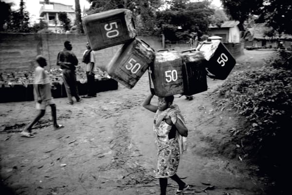 Romuald Hazoumè, Croissant de lune, from the series 'Kpayoland', 2004