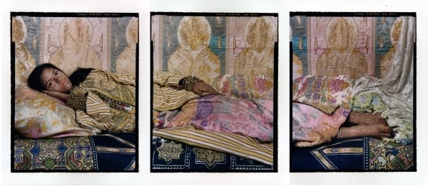 Lalla Essaydi, Harem Revisited #34 (triptych), ed. of 15, 2012