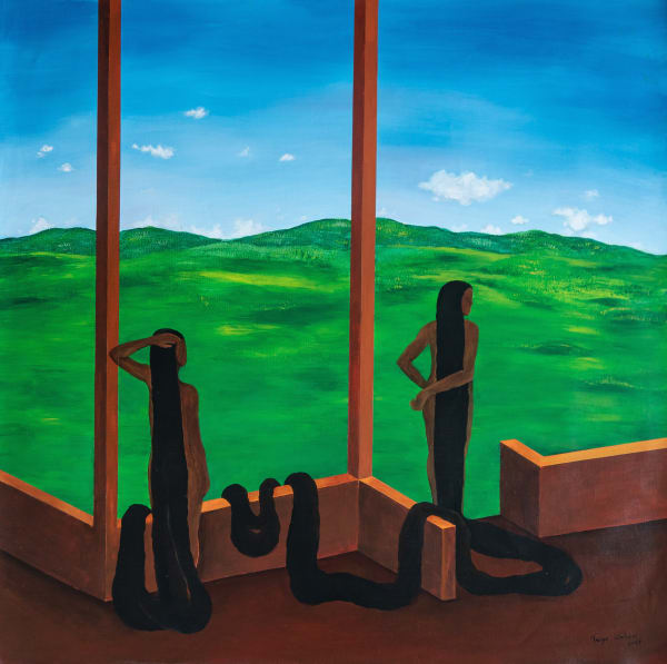 Taiye Idahor, Something in the distance, 2024