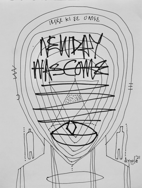 Ayoola Gbolahan, Self Portrait 7, 2023