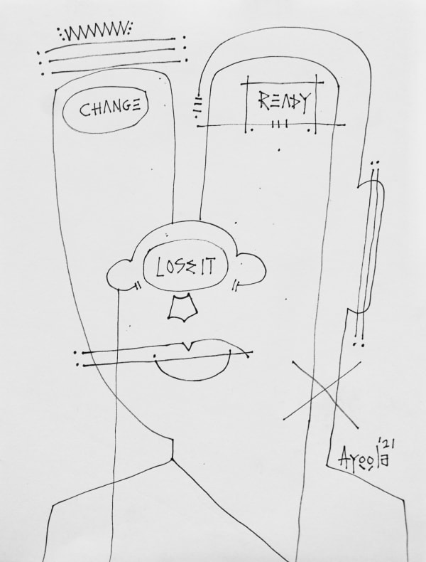 Ayoola Gbolahan, Self Portrait 22, 2023