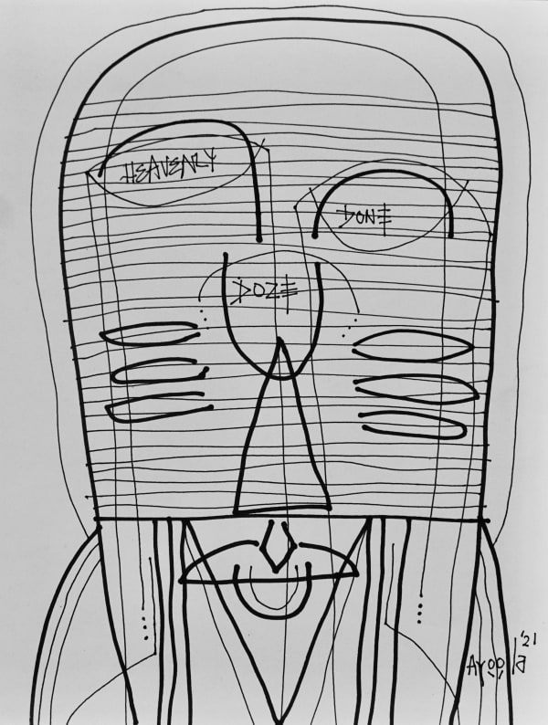 Ayoola Gbolahan, Self Portrait 8, 2023
