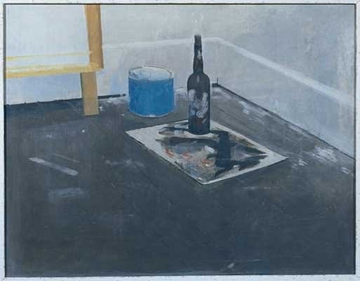 Victor Willing, Still life with Bottle, c