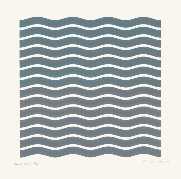 Bridget Riley, Coloured Greys [2], 1972