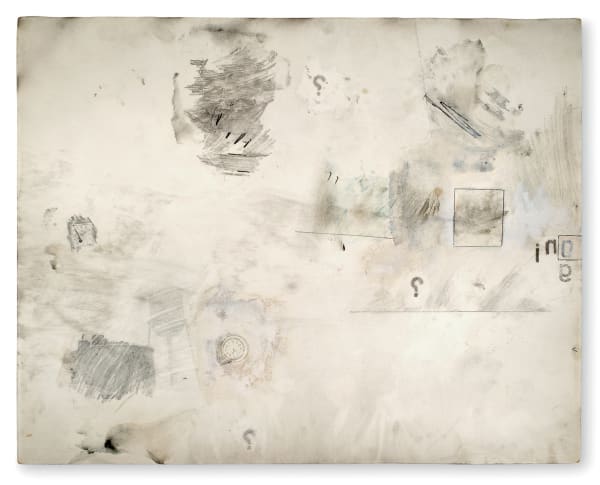 Snow Call, 1962 solvent transfer with watercolour and graphite on Strathmore paper 22 7/8 x 28 3/4 inches 58.1 x 73 cm
