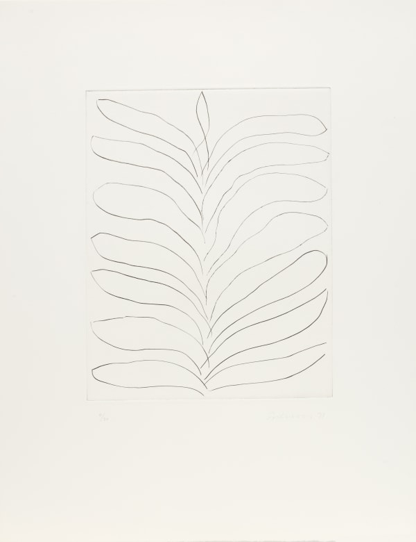 William Turnbull, Leaf Etching 8, 1971