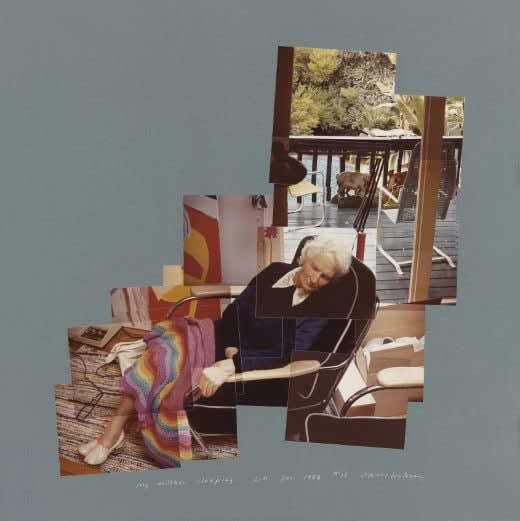 David Hockney, My mother sleeping L.A., 1982