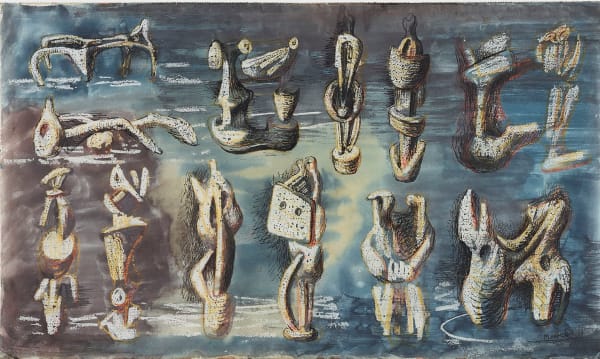 Henry Moore, Standing Forms, 1940