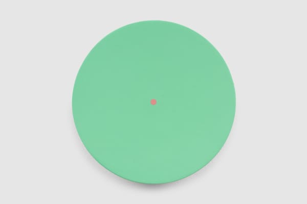 Tess Jaray, In the Beginning – Pale Green and Pink, 2023