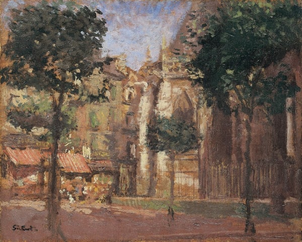 Walter Richard Sickert, La Rue du Mortier d'Or, Dieppe, c.1906