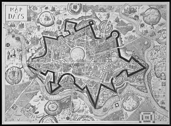 Grayson Perry, Map of Days (Black), 2013