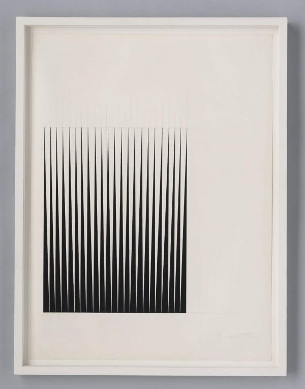 Bridget Riley, Study for Breathe, 1966