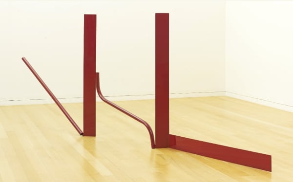Strait, 1967 painted steel 58 5/8 x 132 1/8 x 80inches 149 x 335.5 x 203 cm