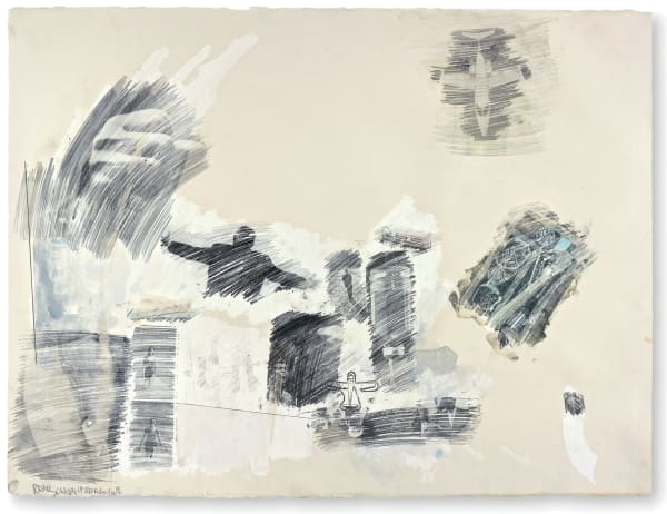 Apology, 1968 solvent transfer, watercolour, gouache and graphite on paper 22 1/2 x 30 inches 57.2 x 76.2 cm