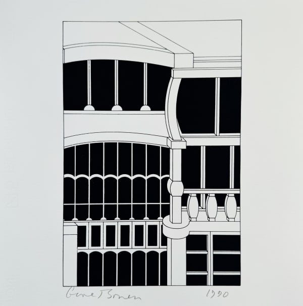 George J. Sowden, Architectural Sketch, 1990