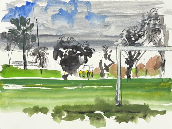 Andrew Sayers, Coppin St, Richmond, (en plein air), 2013