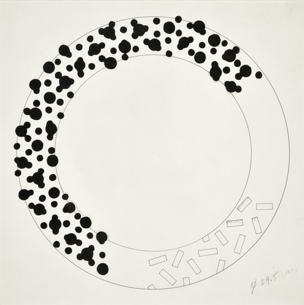 Ettore Sottsass, Rucola Plate Presentation Drawing for Bloomingdale’s, 1985