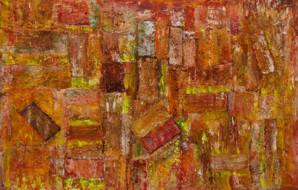 Oliver Benoit Brick Wall, 2019 Acrylic on Canvas 40 x 62 in