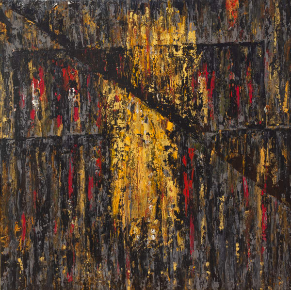 Oliver Benoit Reflexion, 2010 Acrylic on Canvas 26 x 26