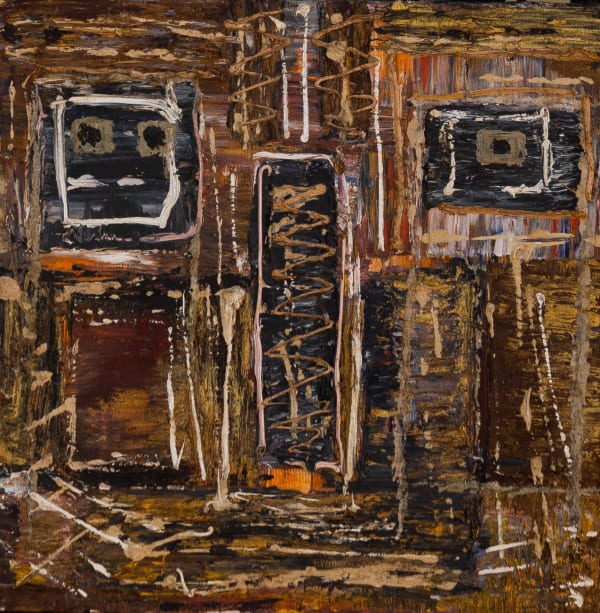 Oliver Benoit Emotional Outburst 2, 2008 Oil on Canvas, 12 x 12 in