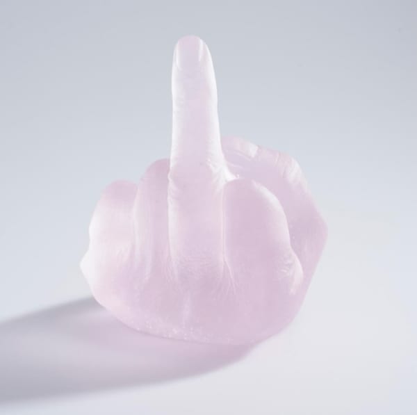 Study of Perspective in Glass (Pink)