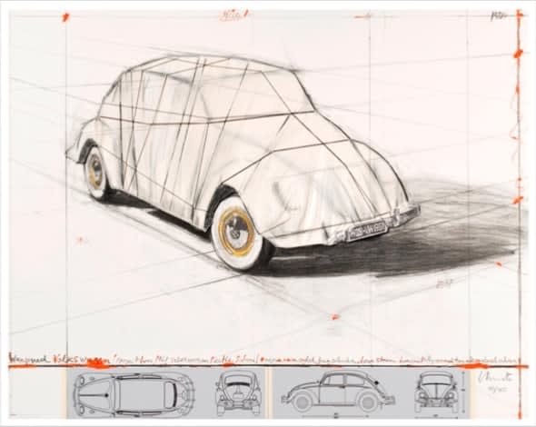 Wrapped Volkswagen (Project for 1961 Volkswagen Beetle Saloon)