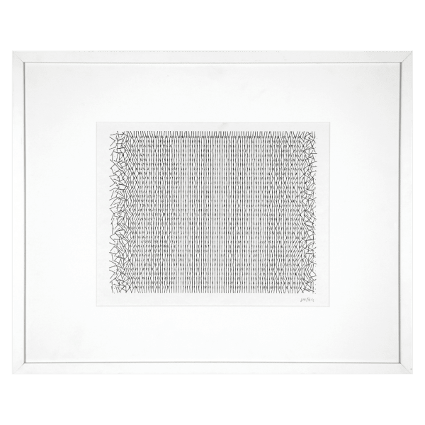 Vera MOLNAR, Segments inclinés, 1984
