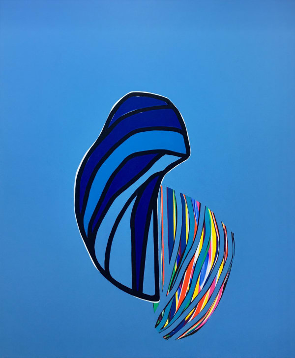 Soo Kyoung LEE, Grand bleu roi, 2018