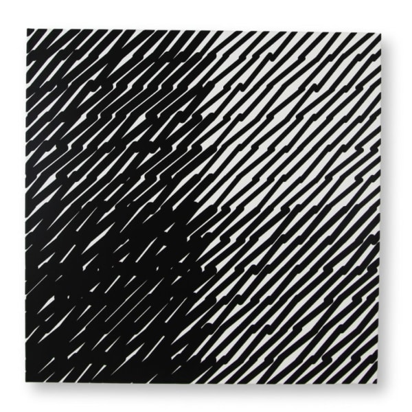 Vera MOLNAR, Segments inclinés, 2019