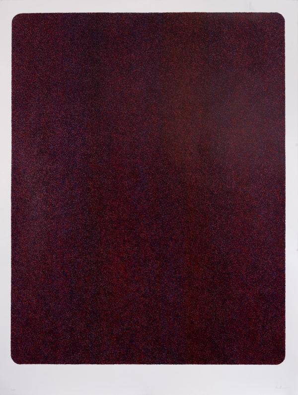 Didier MENCOBONI, Pourpre sur bleu sur rouge, 2021