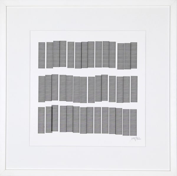 Vera MOLNAR, Lignes ou rectangles ?, 1982