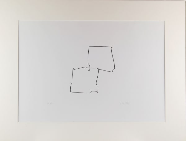 Vera MOLNAR, du cycle Love Story (EA ref. F), 1974